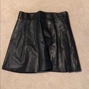 Banana Republic leather skirt